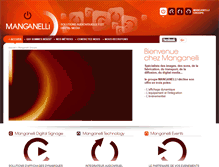Tablet Screenshot of manganelli.com